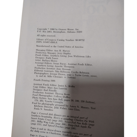 Vtg. Southern Living Cooking Across The South Collection of Regional Recipes - Picture 6 of 15